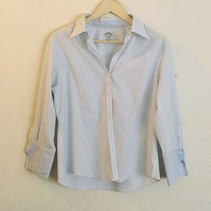 Brooks Brothers 3/4 Sleeves Blue blouse 14P